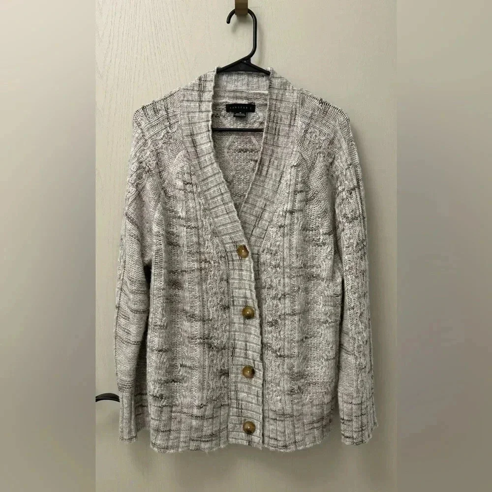 Sanctuary Cozy Mornings Cardi Size M Cardigan Button Down Like New - Picture 2 of 8